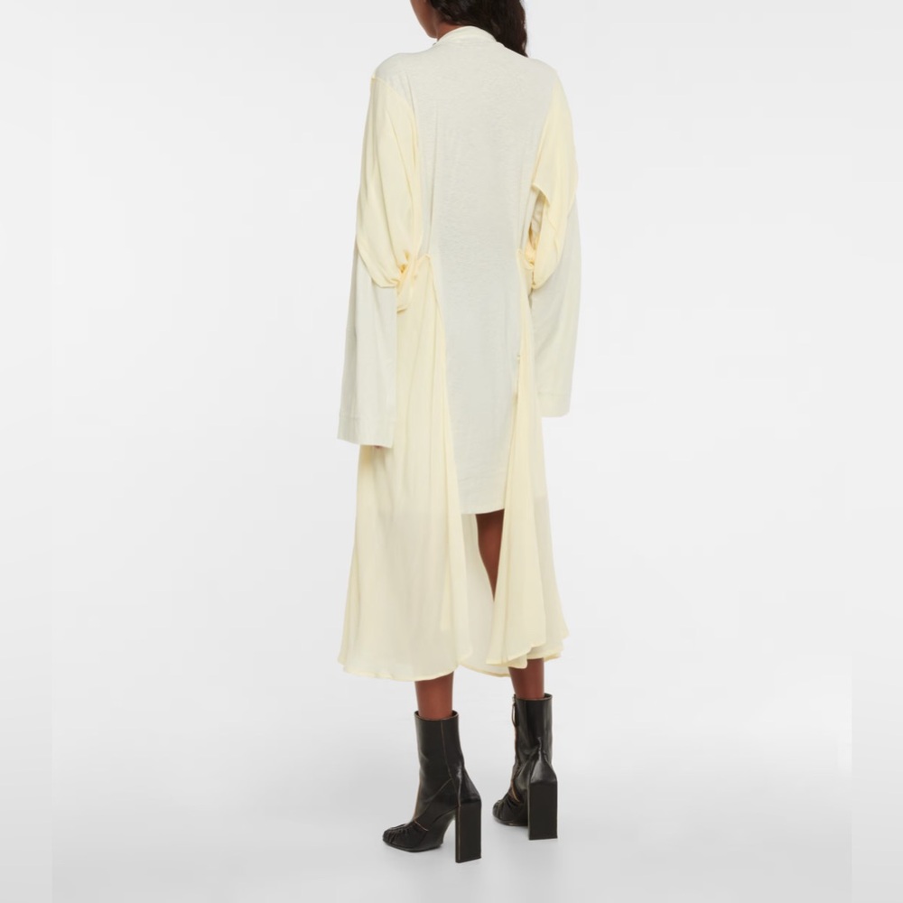 NWOT Acne Light Yellow Layered Dress - Picture 2 of 5